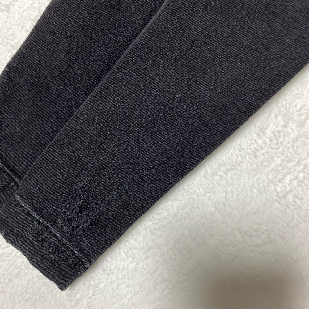 PILCRO The LETTERPRESS Anthropology Sz 27 Black Jeans Distress Button Fly - Picture 11 of 12
